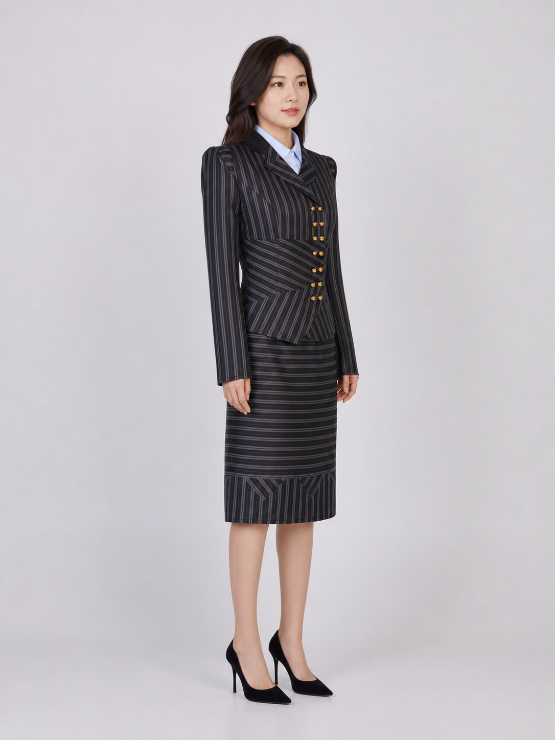 Elphaba Cosplay Costume: Jacket, Skirt, and Shirt