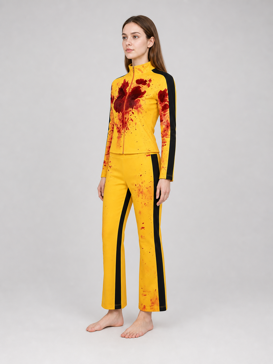 Yellow Kill Bill Cosplay Costume Set