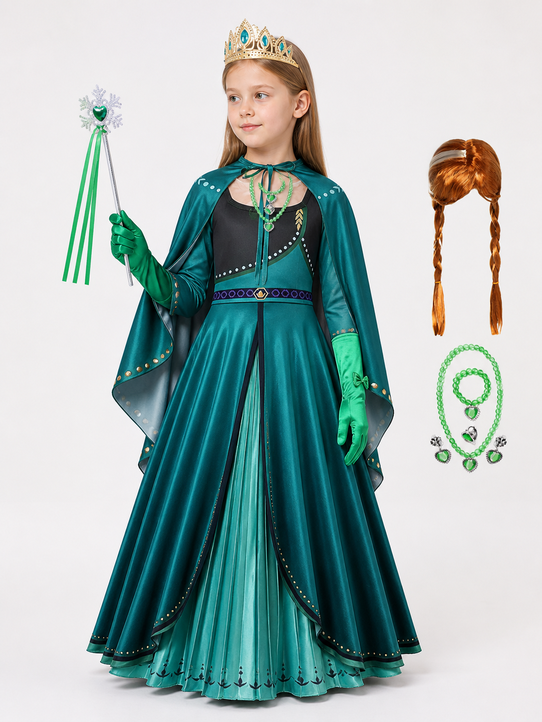 Princess Costume for Halloween and Cosplay side view