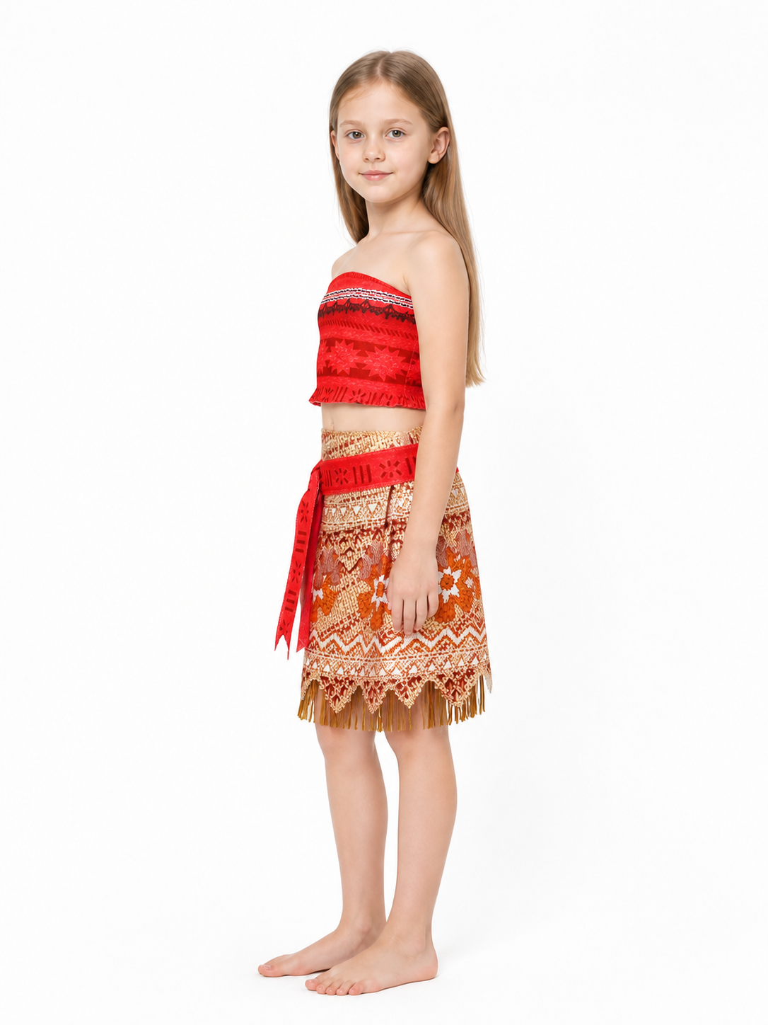 Children’s Carnival Costume: Fringed Top and Skirt