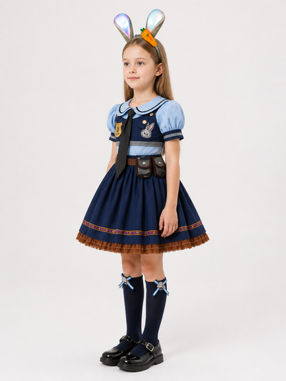 Halloween Police Rabbit Costume side view