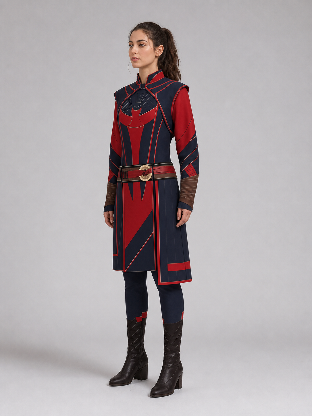 Marvel Superhero Cosplay Costume, Red and Blue