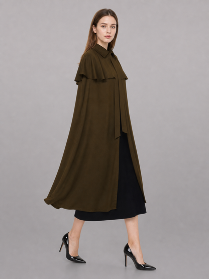 Brown Medieval Carnival Cloak