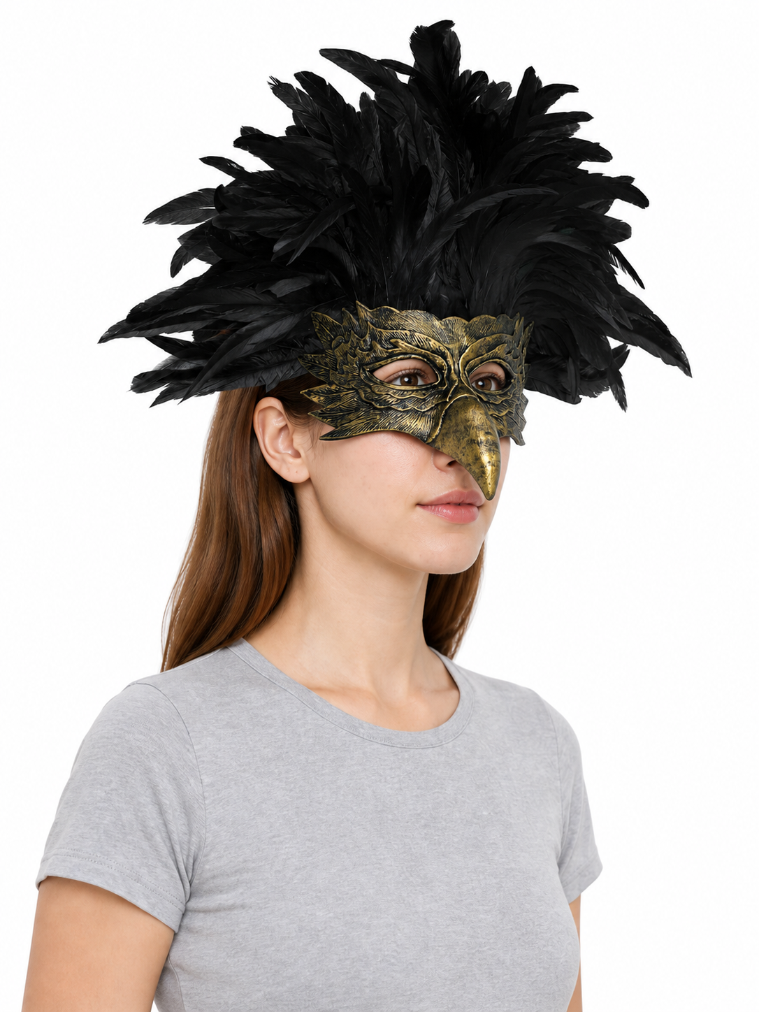 Eagle Feather Mask for Carnival and Masquerade