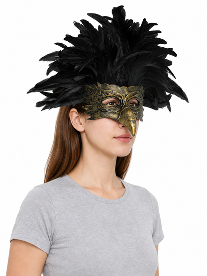 Eagle Feather Mask for Carnival and Masquerade