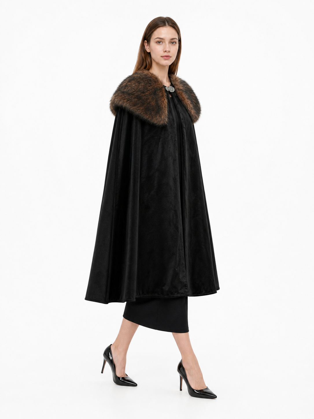 Black and Coffee Carnival Cloak, Medieval