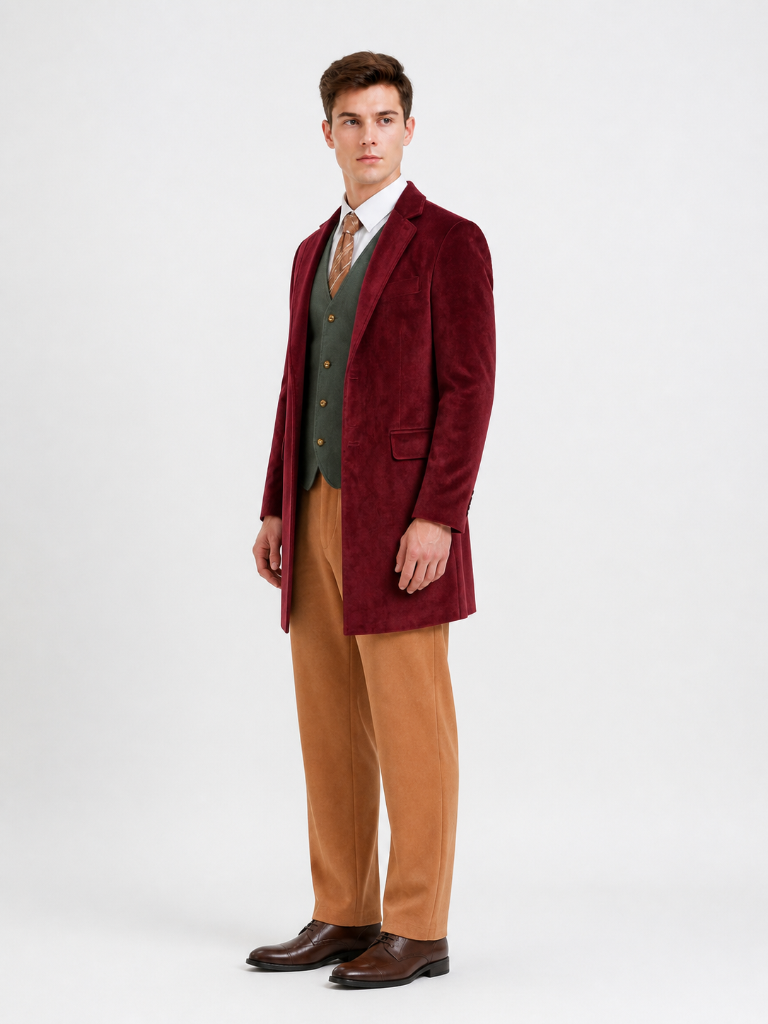 5-Piece Bilbo Baggins Hobbit Costume side view