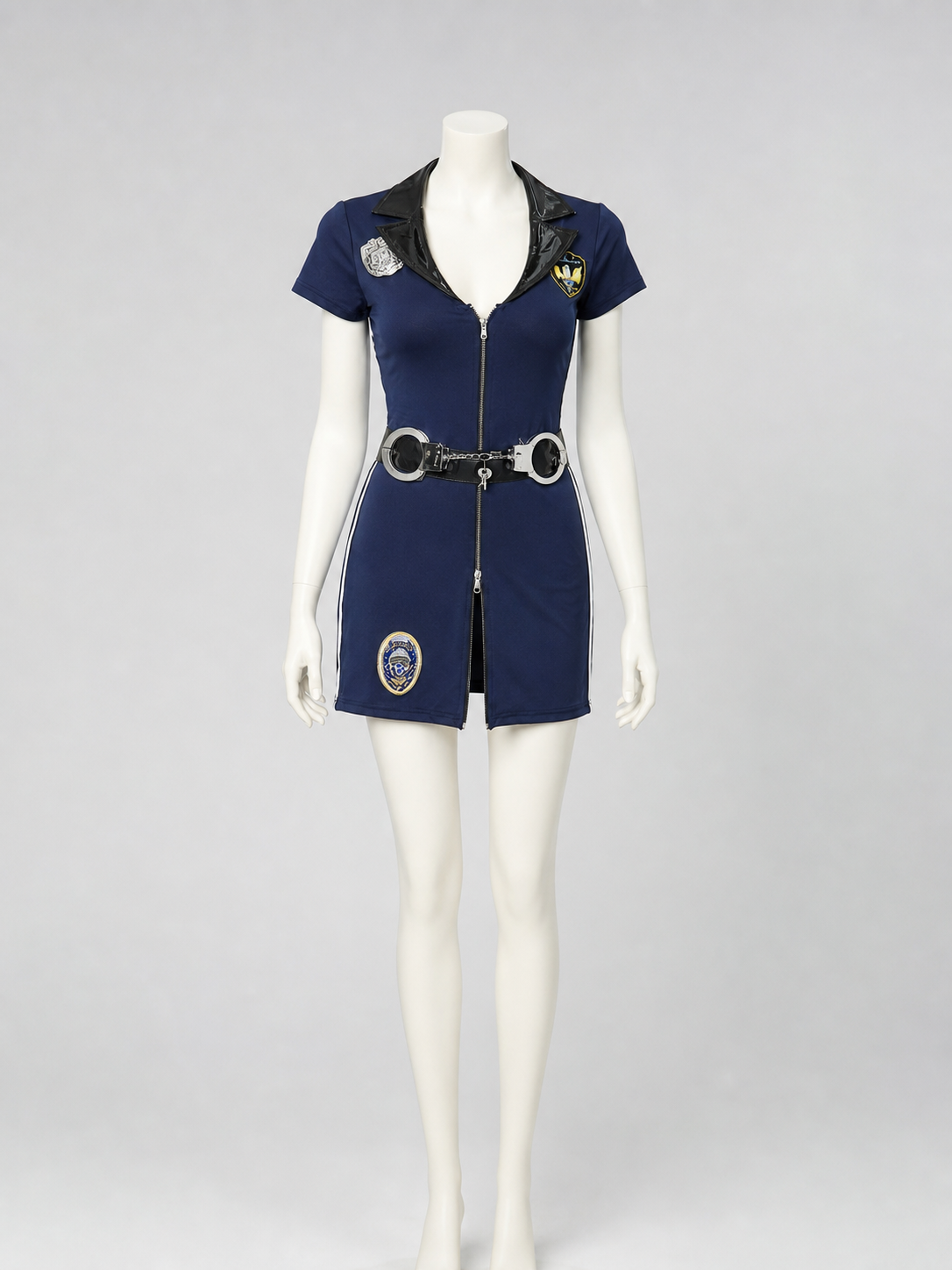 Police Officer Cosplay Costume, One-Piece Jumpsuit