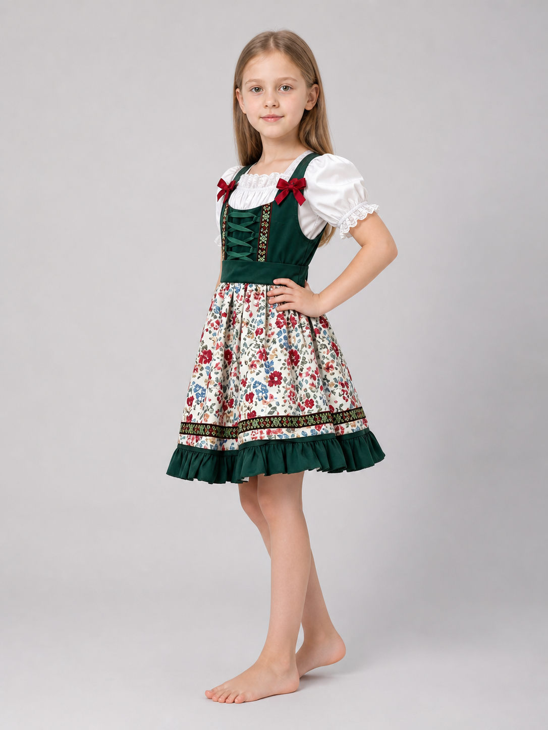 Dirndl-Style Carnival Costume with Apron