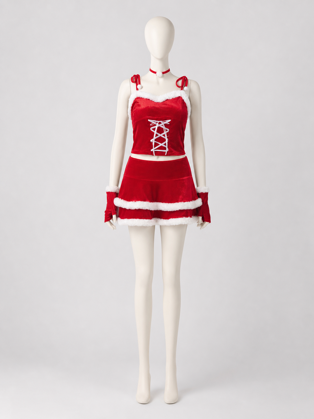 Christmas Cosplay Costume: Top and Skirt