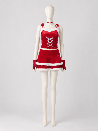 Christmas Cosplay Costume: Top and Skirt