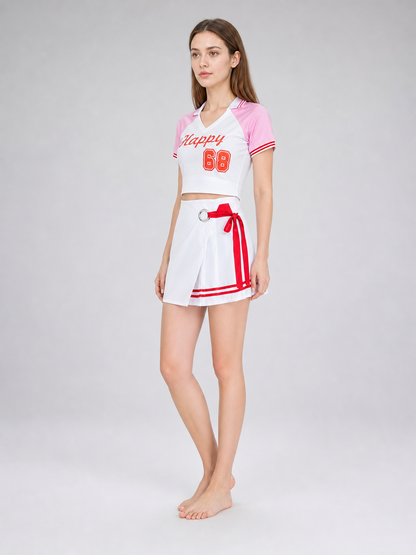 Cheerleading Outfit: Top and Short Skirt