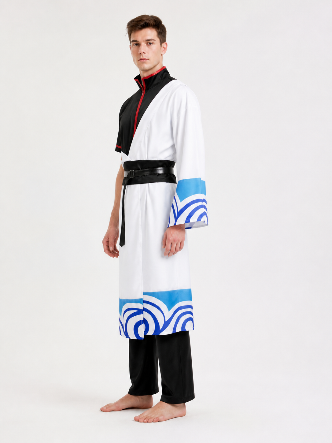 Gintama Sakata Gintoki Anime Cosplay Costume side view