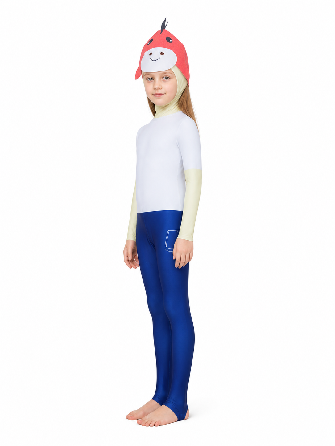 Kids' Red Deer Costume for Halloween side view