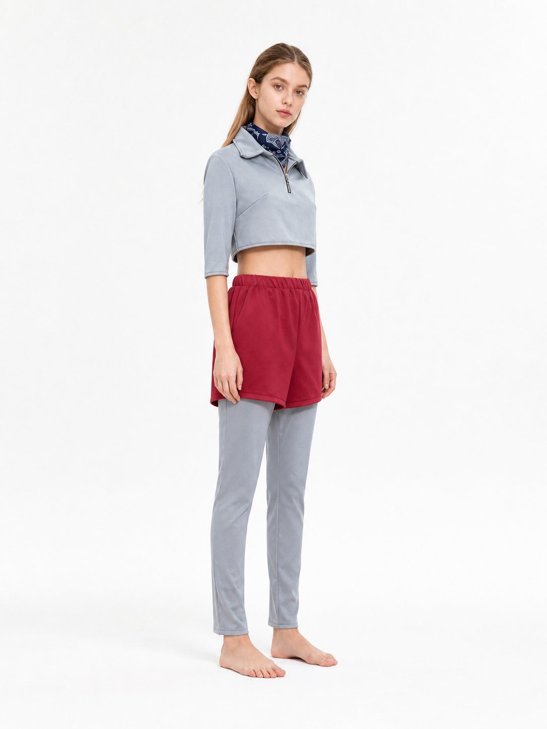 Eleven Layered Cosplay Costume with Scarf