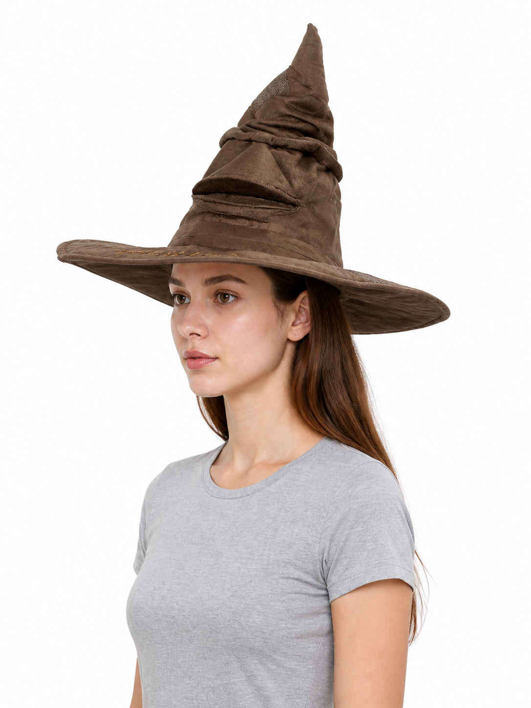 Carnival Cone Hat with Wide Brim