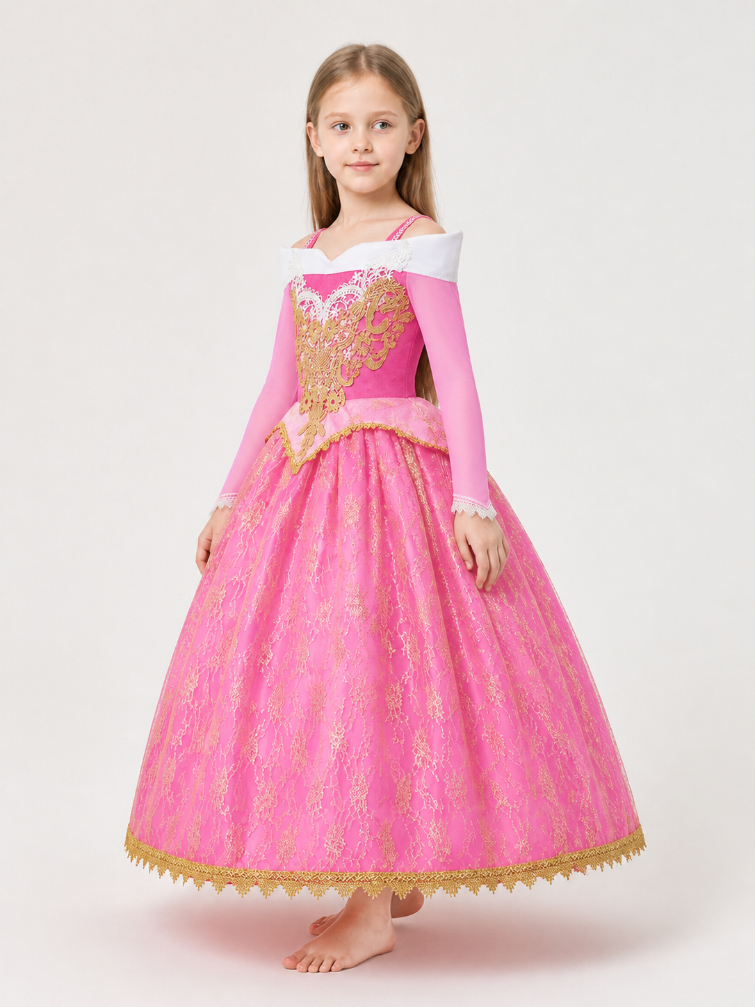 Princess Costume Dress for Halloween and Cosplay side view