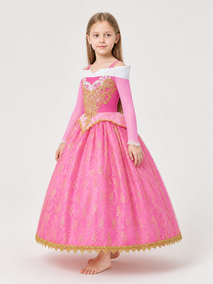 Princess Costume Dress for Halloween and Cosplay side view