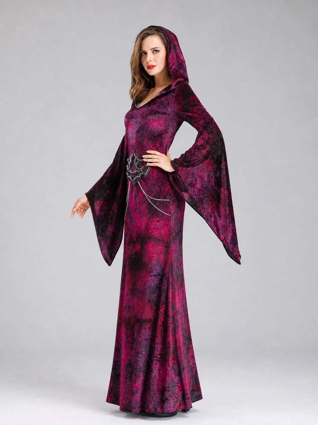 Hooded Vampire Costume, Gothic Outfit