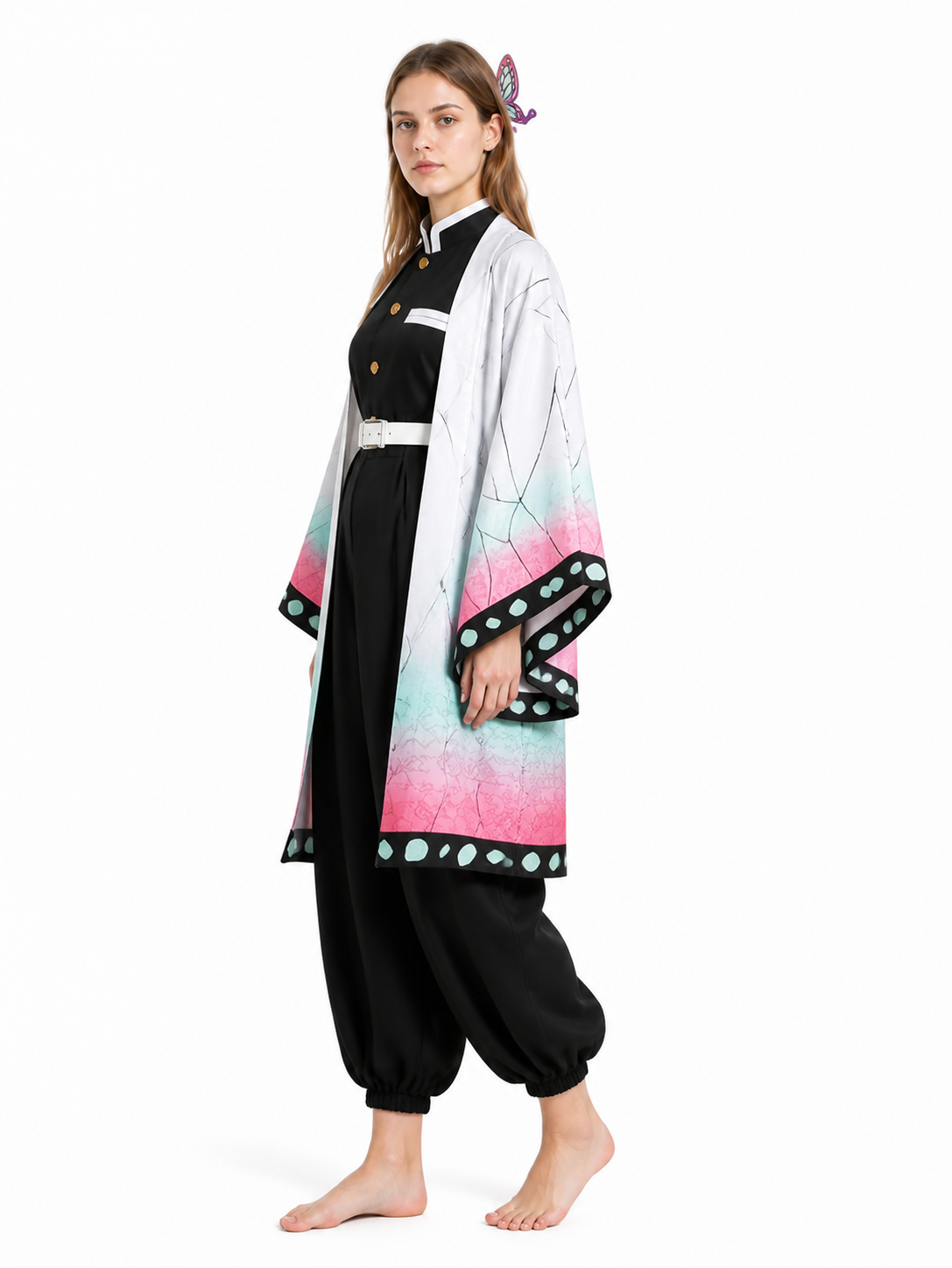 Demon Slayer Shinobu Kocho Cosplay Costume side view