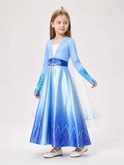 Snow Queen Costume for Halloween and Cosplay side view
