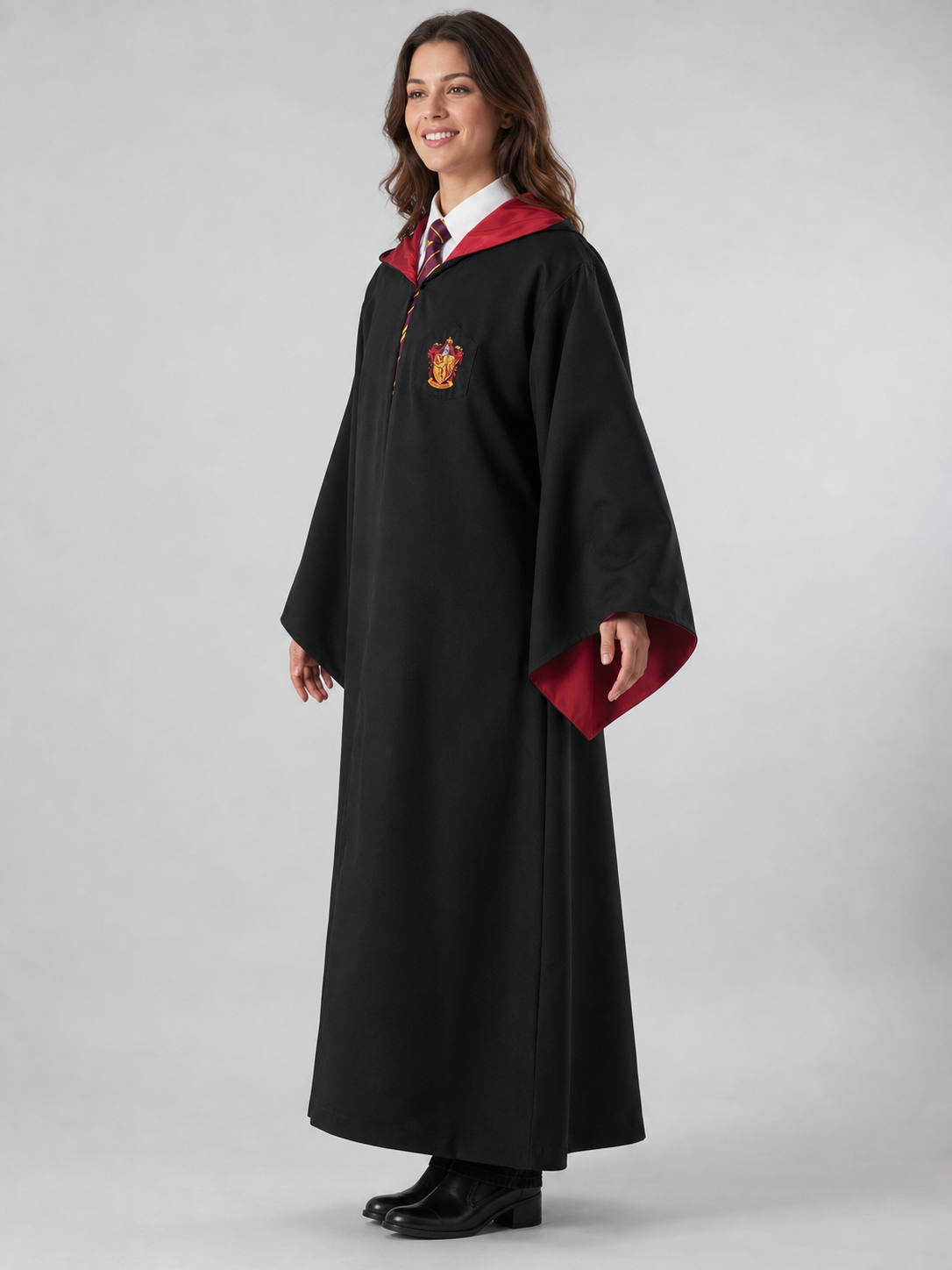 Harry Potter Gryffindor Cosplay Robe with Hood
