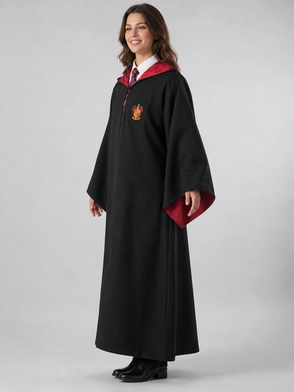 Harry Potter Gryffindor Cosplay Robe with Hood