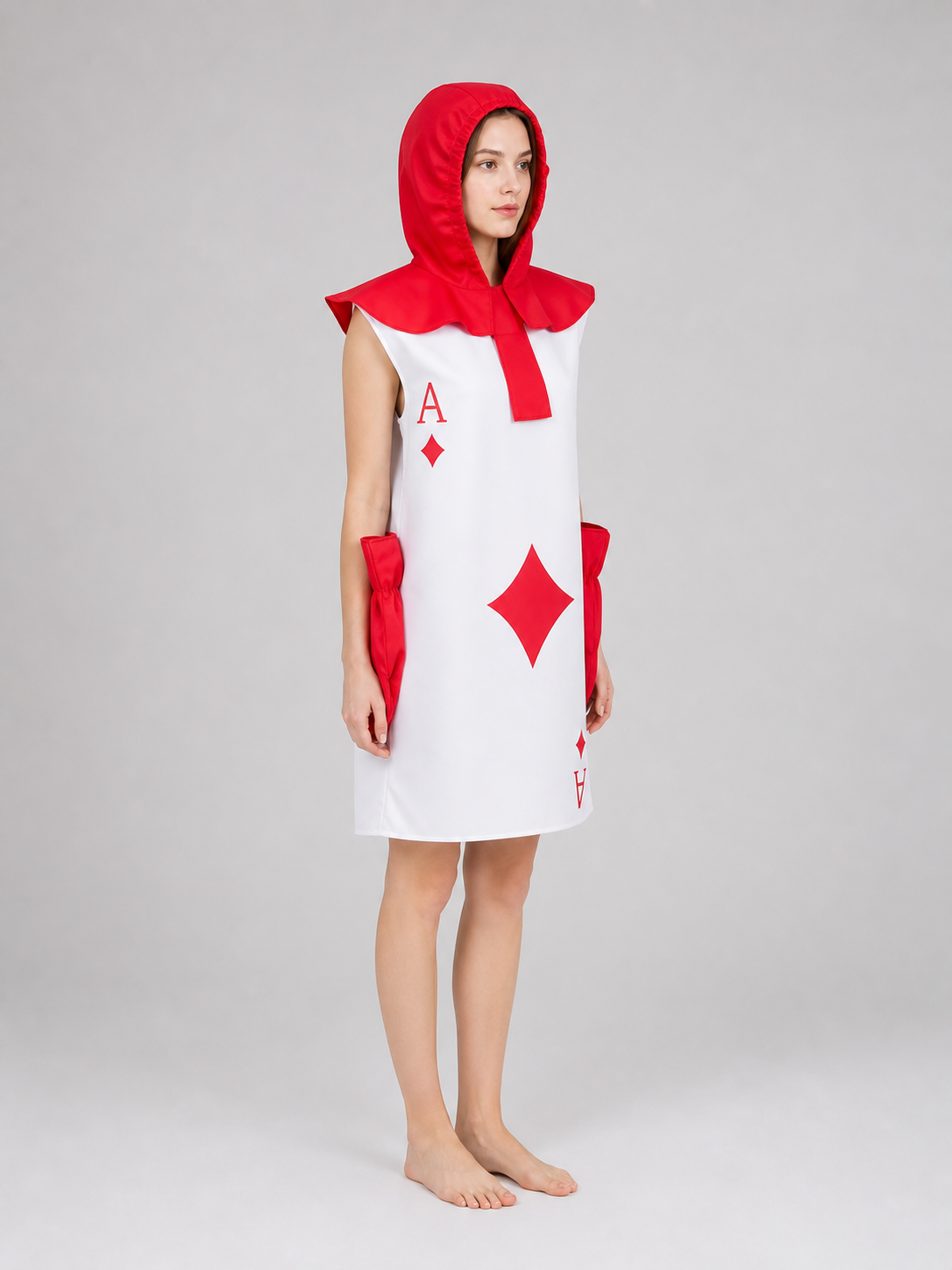 Alice Card-Themed Costume: Cosplay Jumpsuit