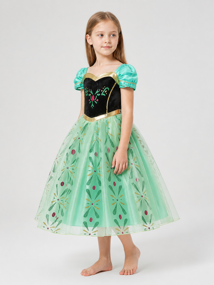Princess Costume Dress for Halloween and Cosplay side view