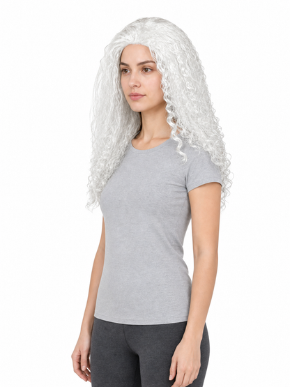 Silver Halloween Costume Wig