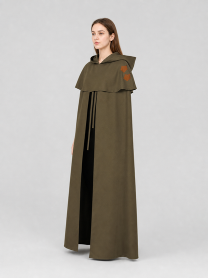 Medieval Hooded Elf Cloak for Cosplay