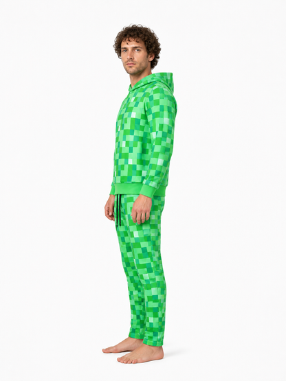 Kids' Minecraft Green Pixel Costume
