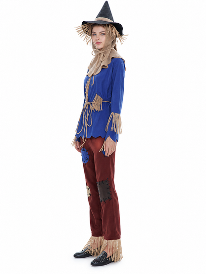 Halloween Patchwork Scarecrow Costume
