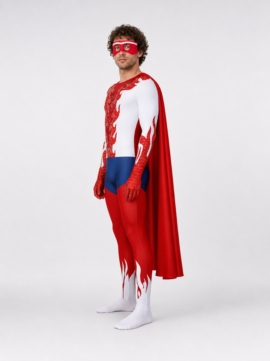 Megamind Carnival Costume with Cape and Mask