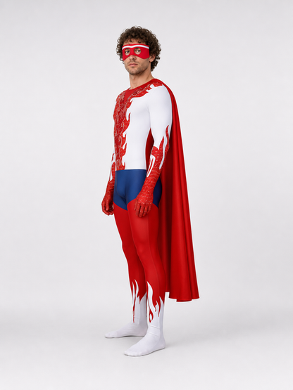 Megamind Carnival Costume with Cape and Mask