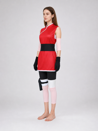Sakura cosplay costume with top and shorts