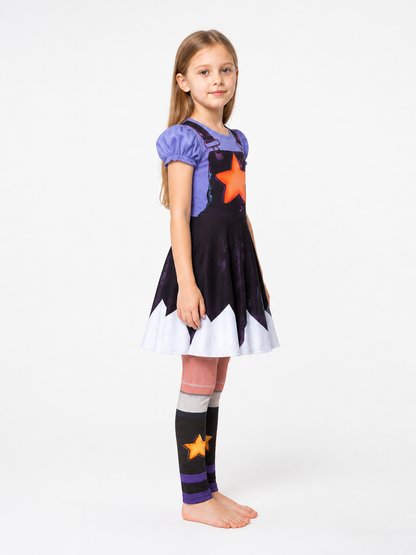 Poppy Playtime Princess Dress with Leggings, 110–160 cm side view