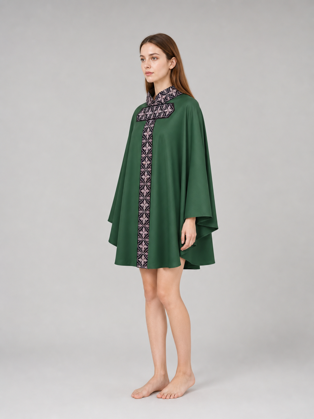 Cosplay Cape with Geometric Pattern