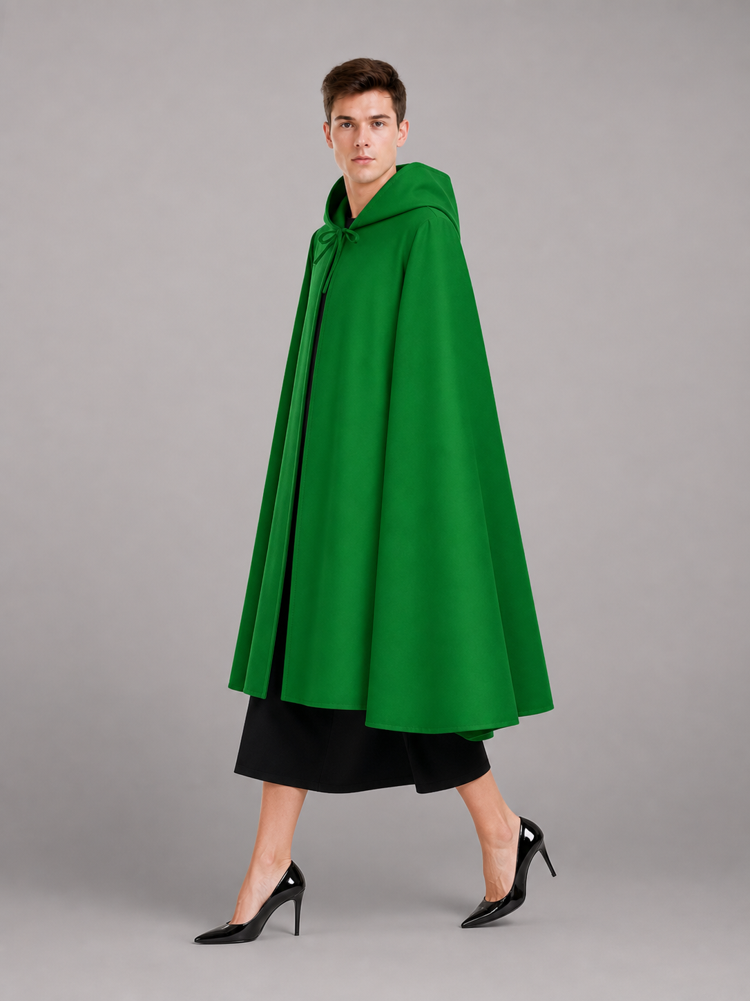Green Hooded Carnival Cloak, Cosplay