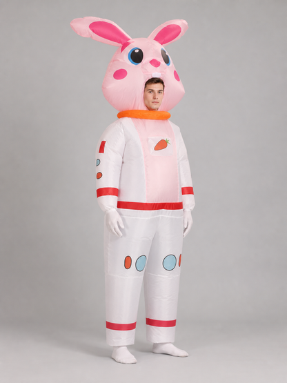 Inflatable Astronaut Rabbit Costume for Parties