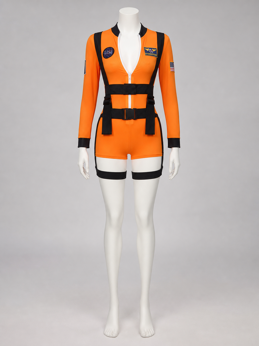 Astronaut Romper with Straps and Patches
