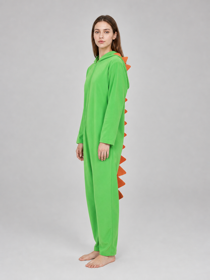 Green Hooded Dinosaur Costume