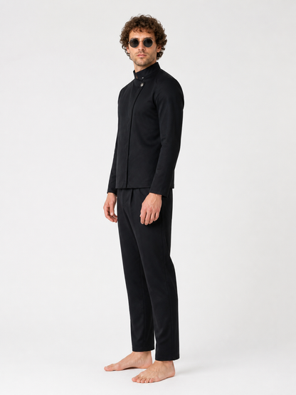 Gojo Cosplay Costume, Black Set side view