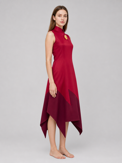 Edalyn cosplay dress in a school uniform style, red