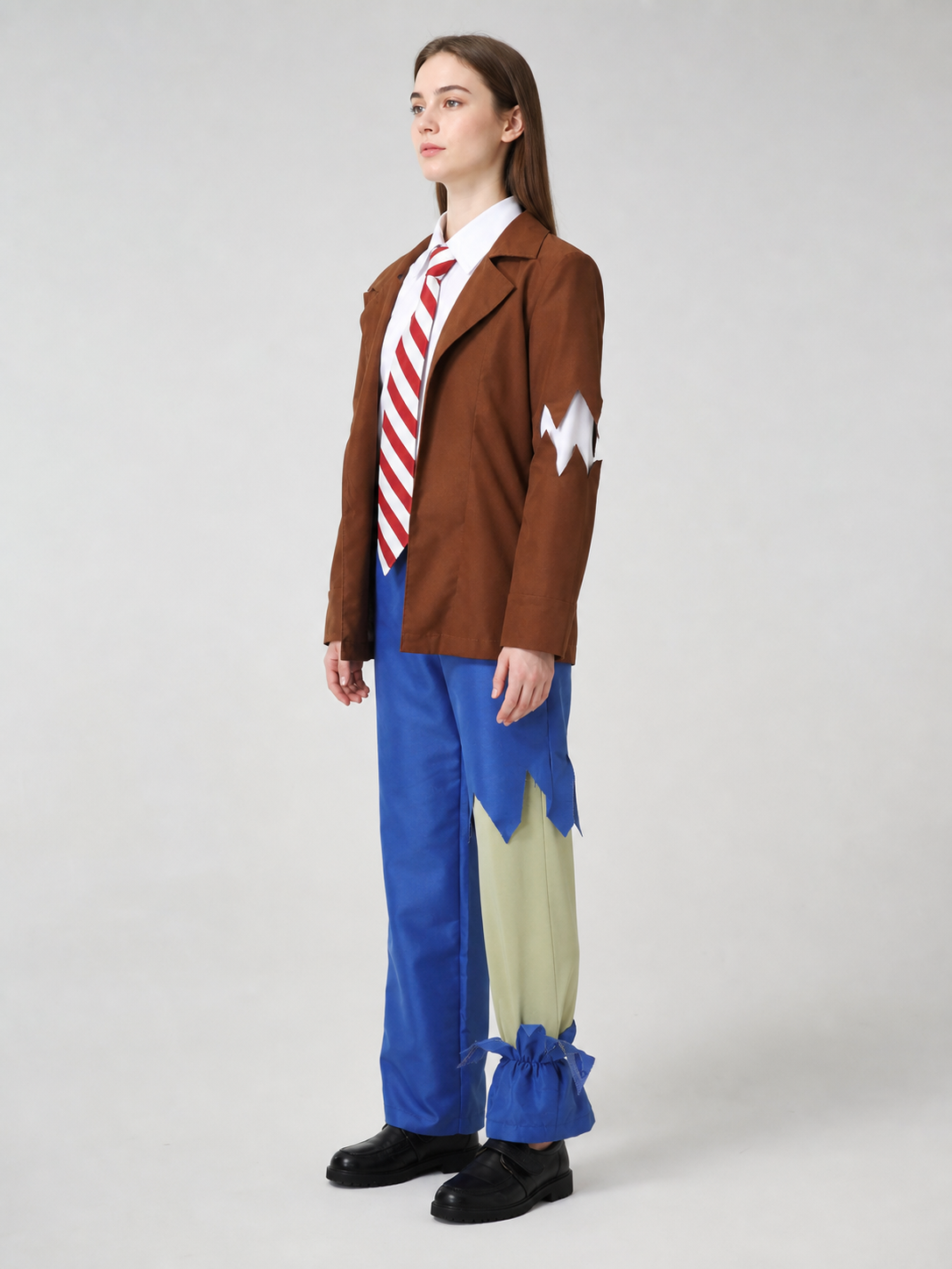 Zombie Costume with Oversized Head