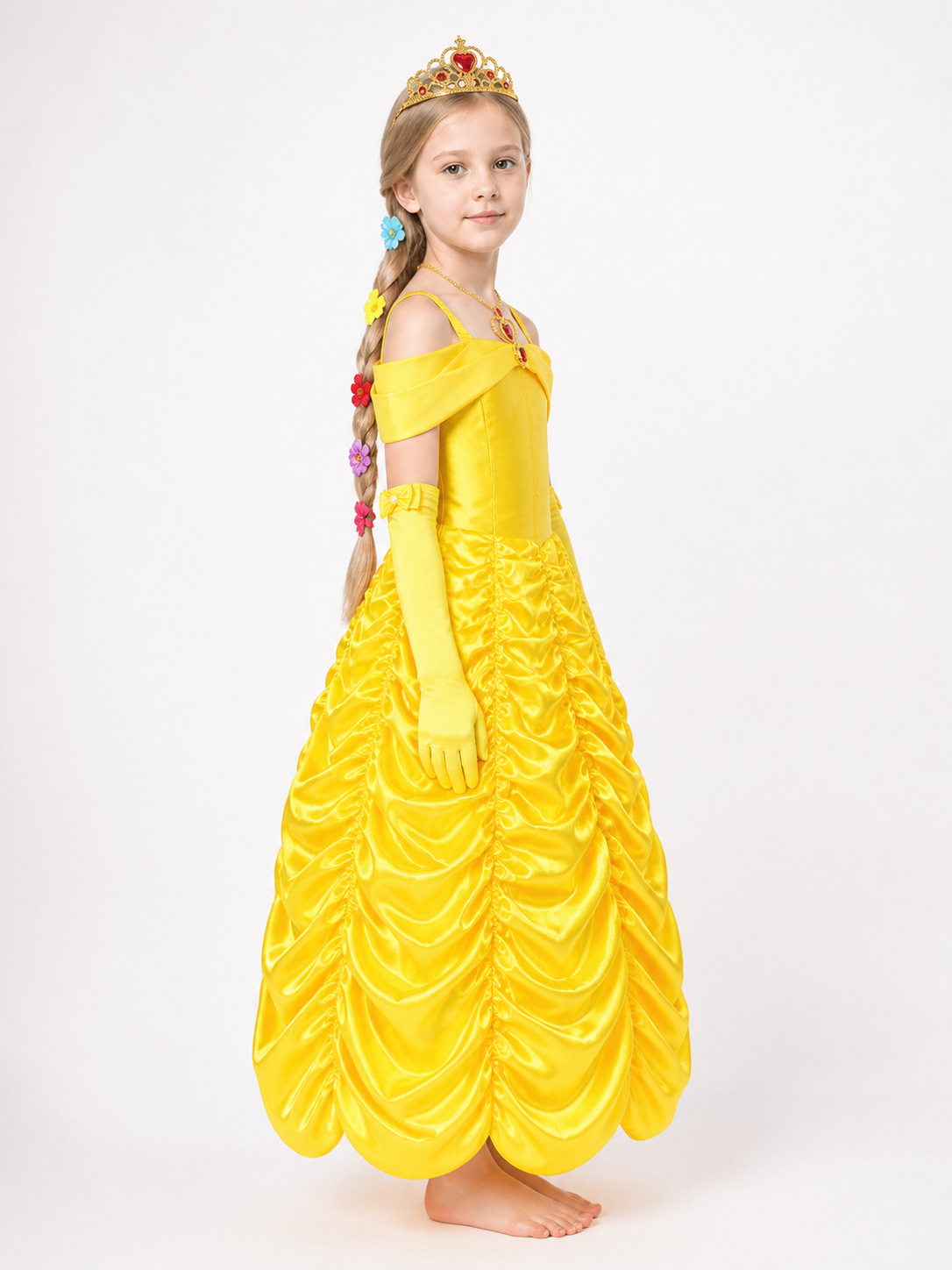 Princess Costume with Dress and Accessories side view