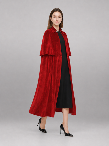 Red vampire costume cape for cosplay