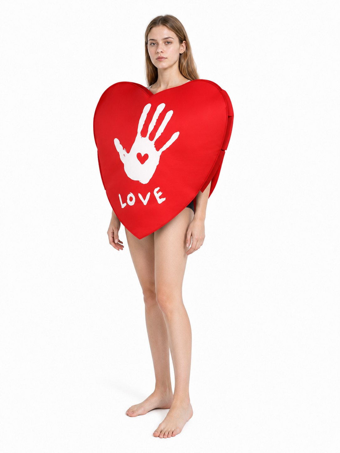 Heart Costume for Stage Performances side view