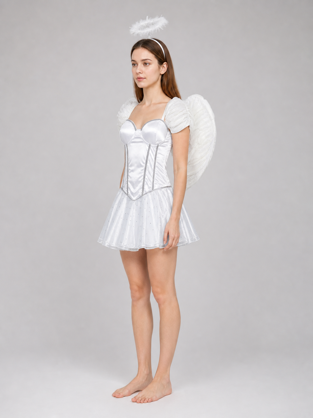 Angel Costume with Wings and Halo