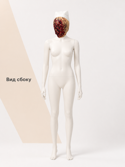 Monster Nurse Halloween Carnival Mask side view